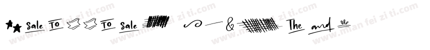 Knitting Symbols字体转换
